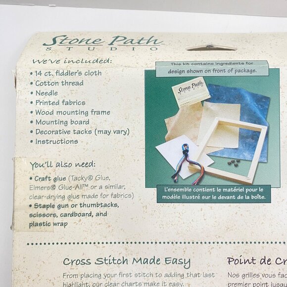 Dimensions Stone Path Studio Butterfly Counted Cross Stitch Kit Mount Frame 2002 - Picture 7 of 7